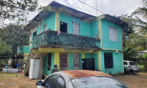 TWO STOREY CONCRETE HOUSE AND LOT SITUATE IN SARAWEE VILLAGE, STANN CREEK DISTRICT: