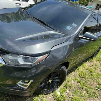 2018 GREY CHEVROLET EQUINOX LT: